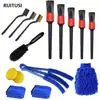 Venta Directa de Fábrica Kit de Limpieza para Coche de 24 Piezas Cera Pulidora Herramienta Especial para Rines Juego de Cepillos de Cuidado
