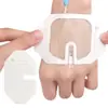 Almofada Curativo Impermeável Transparente de PU Mais Vendida 6*7cm Formato Adequado para Proteger o Umbigo e Fixar Mãos