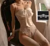Explotaciones de lencería sexy lazo provocador ajustado pasión archivo abierto mono talla grande para mujer venta al por mayor generación