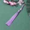 Broche de Langosta Borla de Bambú Borla de Cuenta de Jade Flecos Estilo Chino Colgante Colgante de Abanico Retro Clásico Adorno para Colgar en Bolso