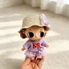 Solo Ropa de Muñeca Adecuada para Muñecas Nyota Little Moments Serie 15cm, Camiseta de Minnie, Falda Blanca de Gasa, Bolso de Hombro Kt