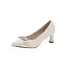 Versátiles Zapatos Planos de Moda Francesa Retro Celebridad de Internet para Mujer Tacones de Aguja Puntiagudos Boca Baja Otoño Nuevo Zapatos de Trabajo