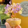 Árbol de la Fortuna de Citrino Adorno en Maceta Lugar Escénico del Templo de Beijing Árbol de la Fortuna de Cristal Natural Cultural y Creativo Regalo Atractor de Riqueza
