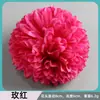 Tenis de Mesa Pelota Crisantemo Pelota de Crisantemo Cebolleta Flor 8cm Fabricación de Tocados Flor de Muñeca para Baile Flor de Mil Capas Flor de Cabeza