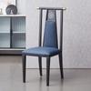 Nueva Silla de Comedor de Estilo Chino para Hotel, Restaurante, Salas Privadas, Banquete, Arte en Hierro, Estilo Chino, Silla para Restaurante de Hot Pot con Cojín Suave y Respaldo Alto