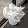 Zapatos Deportivos Infantiles, Zapatos de Malla Transpirables para Niñas, Nuevos Zapatos Blancos de Verano para Estudiantes, Zapatos Ligeros de Suela Suave para Niñas tipo 'Dad Shoes'
