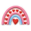 Nuevos Accesorios Decorativos de Hebilla para Zapatos de Goma Suave de PVC para el Día de San Valentín Zuecos Flor de Zapato Desmontable Hebilla de Zapato Decoración de Zapato DIY Ahora