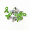 Broches y Accesorios de Insignias al por Mayor Transfronterizos, Logo de Campaña de Concientización sobre Salud Mental, Insignia de Lazo Verde