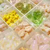 Flor de Cerezo TempranaSentimiento de PrimaveraRosa y VerdeVidrio ChecoHecho a Mano con CuentasPulsera DIYAccesorios de Material para Hacer Pulseras a Mano