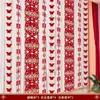 Quarto de Casamento Longo Layout de Personagem Feliz terno Borboleta Flor Decoração de Casamento Casa Nova Quarto Sala de Estar Mulher Cortina Pingente