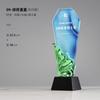 Diseño Creativo de Trofeo de Cristal de Agosto Gloria Estrella de Cinco Puntas Souvenir Premio Miembro Destacado del Partido Trofeo Bandera Grabado
