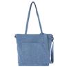 Corduroy Saco de pano Tote Bag Mulheres de grande capacidade 2024 Novo Commuter Bolsa de ombro portátil Estudante universitário Crossbody Bag