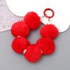 Yilian otoño e invierno Nuevo pompón con cuentas cadena portátil colgante para bolso funda para teléfono móvil cadena corta para muñeca para mujer
