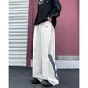 Pantalones Deportivos Casuales Rectos Gruesos con Forro de Polar de Moda para Hombres y Mujeres, Cálidos para Otoño e Invierno, Sueltos, Cómodos, para el Trabajo, Uso Diario