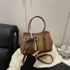 Bolso de Mano de Lujo y Elegante con Estampado de Leopardo para Mujer Invierno 2025 Estilo Coreano Moderno Versátil Estilo Sexy Bolso de Hombro Individual Cruzado