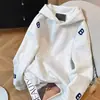 Nueva sudadera con capucha de algodón pesado, estilo invierno, holgada, bordada con letras, para mujeres y hombres, chaqueta estilo americano oversize, moderna y única