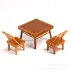 Acessórios para Conjunto de Chá de Mesa e Cadeira Tecidos à Mão de Bambu Artesanato de Bambu Suporte de Tampa Ornamento de Mesa Criativo Puro Feito à Mão