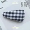 Pinza para el pelo de lunares de piel blanca y negra Estilo coreano Simple Versátil Pasador Pinza lateral Accesorio para el cabello