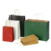 Bolsas de Papel Kraft, Bolsas de Mano, Impresión a Color en Cuatro Lados Personalizada, Bolsas de Regalo para el Día del Niño, Bolsas de Empaque para Llevar, Bolsas de Papel al por Mayor
