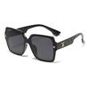 Nuevas Gafas de Sol de Alta Gama con Estilo, Famosas en Internet, para Mujer, Modernas, de Montura Grande, Filtro Solar Anti-ultravioleta, Adelgazantes, Espejo Retrovisor para Disparos Callejeros