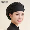 Gorro de Chef de Restaurante Catering Cocina Cocinar Freír Prevención de Caída de Cabello Prevención de Humo de Aceite Gorra de Trabajo para Camarero Mujeres