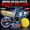 Kineshinex Crema Restauradora de Transparencia para Luces de Coche Limpiador Reparador de Amarilleamiento por Oxidación de Faros de Coche Protección de Faros