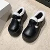 Mules de Plataforma Antideslizantes de 8 cm de Grosor para Mujeres Menudas, Nuevo Modelo de Invierno con Forro de Lana, Calientes Pantuflas Estilo Birkenstock