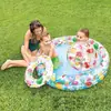 Alberca inflable Intex, tobogán infantil, alberca con sombrilla, fuente de agua de cocodrilo, área de juegos acuáticos inflable, piscina de pelotas para bebés