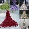 Novo Arranjo de Flores Artificiais em Cascata para Mesa para Quartos Privativos de Hotel, Decorações de Festa de Aniversário, Exibição de Palco de Casamento e Decoração de Janela