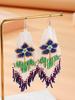 Cinco características, ojos, aretes, explosiones amazónicas, aretes de borla larga caliente transfronterizos europeos y americanos, aretes bohemios