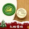 Sello de Cera Exquisito Mini de Cabeza de Cobre de 15 mm para Diarios, Regalo, Navidad, Sello de Cera Pequeño y Lindo