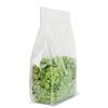 Bolsa sellada transparente de ocho lados autosellante engrosada para cereales gruesos bolsa sellada para comida de perro comida de gato bolsa para snacks de frutas secas bolsa para alimentos especiales