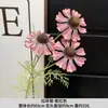 3 flores artificiais de ráfia para decoração de salão de casamento estilo europeu, vitrine, arranjo floral, adereços de fotografia e flores artificiais