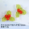 Caixa de Presente Boneco de Neve Série de Natal Sino Árvore de Natal Cola Creme Presilhas de Cabelo Corda de Cabelo Acessórios de Resina DIY