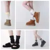 Calcetines de Punto Estilo Spice Girls con Costuras Grises, Diseño Y2K Milenio, Manga para Pantorrilla, Calcetines Apilables para Niños, Color Sólido