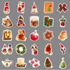 50 Navidad estilo ins personalidad transfronterizo festivo tarjeta goo cuenta manual decoración creativa funda de teléfono móvil pegatina para equipaje