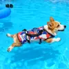 Venta Caliente de Verano Transfronteriza Suministros para Mascotas Chaleco Salvavidas para Perros Chaleco Salvavidas para Entrenamiento al Aire Libre Traje de Baño para Perros Medianos y Grandes
