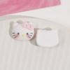 Lazo rojo flocado de Año Nuevo, gato rosa, cabeza de micrófono, parche de resina, funda para teléfono, horquilla, accesorios de joyería DIY
