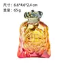Bolsita de Dinero de Cristal Amarillo de la Fortuna Colgante para Coche Decoración para Inauguración de Negocio, Regalo de Inauguración de Casa, Decoración de Sala de Estar