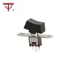 Interruptor Basculante Ultra Pequeño Botón Giratorio con Cabeza Vibratoria SRLS-102-A1 Interruptor de Alta Calidad Dos Velocidades y Tres Velocidades