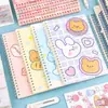 Cuaderno Creativo de Dibujos Animados A5 Cuaderno Espiral Engrosado Corazón de Niña Bloc de Notas de Línea Horizontal Diario para Estudiante de Primaria Venta al por Mayor