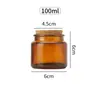 Suministro en stock mini tamaño pequeño vidrio vela de aromaterapia Taza 100ml200ml Candelabro Frasco de corcho botella de vidrio marrón