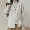 Ropa Retro para Hombre Japonesa Camisa Rayada de Primavera y Otoño Manga Larga Casual Retro Holgada Moderna Camisa Hombres y Mujeres