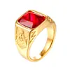 AliExpress Joyería Explosiva de Acero de Titanio Moda Coreana Anillo Retro AG Logo con Diamante para Hombres Anillo de Acero Inoxidable