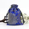 Bolsa Étnica com Cordão Estilo Chinês para Presente de Joia, Doce, Pulseira de Contas Budistas, Embalagem, Sachê Repelente de Mosquitos, Bolsa Vazia