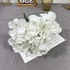 Simulación Paquete de 5 Cabezas de Hortensia Tela de Lana Hortensia Decoración de Ventana de Boda Material Paquete Base de Boda de Hortensia