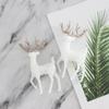 Rena Brilhante Lindo Elk Glitter Veado Mori Transparente Fawn Sobremesa Bolo de Mesa Decoração Ornamentos