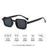 Gafas de Sol Cuadradas Europeas y Americanas para Chicas Populares para Tomar Fotos y Mostrar sus Rostros, Gafas Pequeñas de Moda, Gafas de Sol, Gafas de Sol Anti-UV