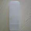Caixa de armazenamento de lâmina de barbear transparente de PP de fábrica direta caixa plástica de viagem para lâmina de barbear manual embalagem de lâmina de barbear para hotel