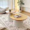 Mesa de centro retangular estilo nórdico, mesa de cabeceira para sala de estar, mesa lateral minimalista moderna de luxo leve, mesinha italiana minimalista para quarto